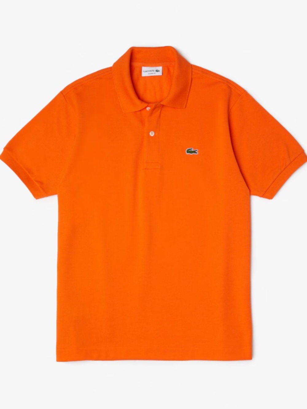 Lacoste Men's Classic Fit Original L.12.12 Polo - Orange Z4D - Size 7 | XXL